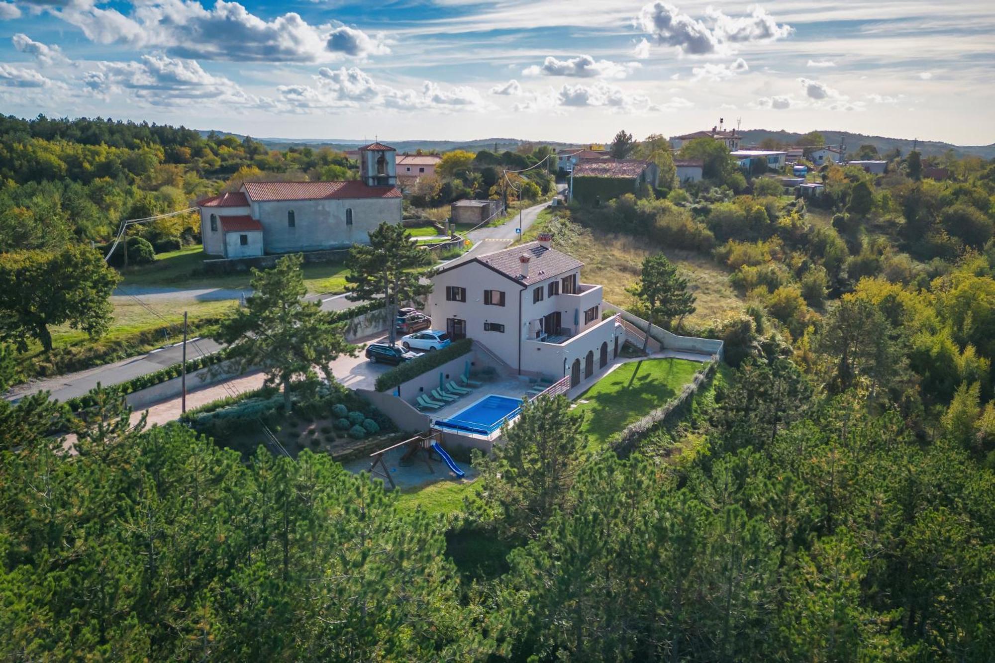 Luxury Villa Gradin Gračišče Dış mekan fotoğraf